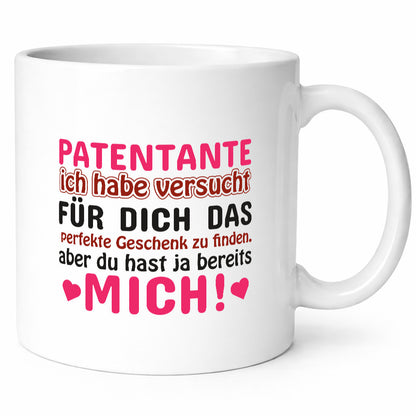 Patentante Tasse | lustiger Spruch Patin Tante Geschenk Humor Geschenkidee