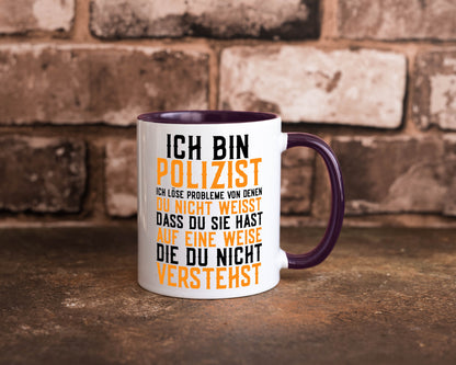 Ich bin Polizist | Polizei Beruf Job lustiger Spruch Geschenk Arbeit Kollegen