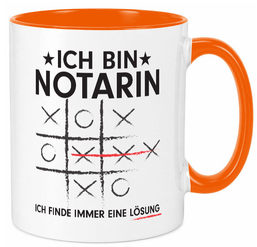 Löse Probleme: Notarin | Juristin Geschenk Humor Geschenkidee lustiger Spruch Tasse