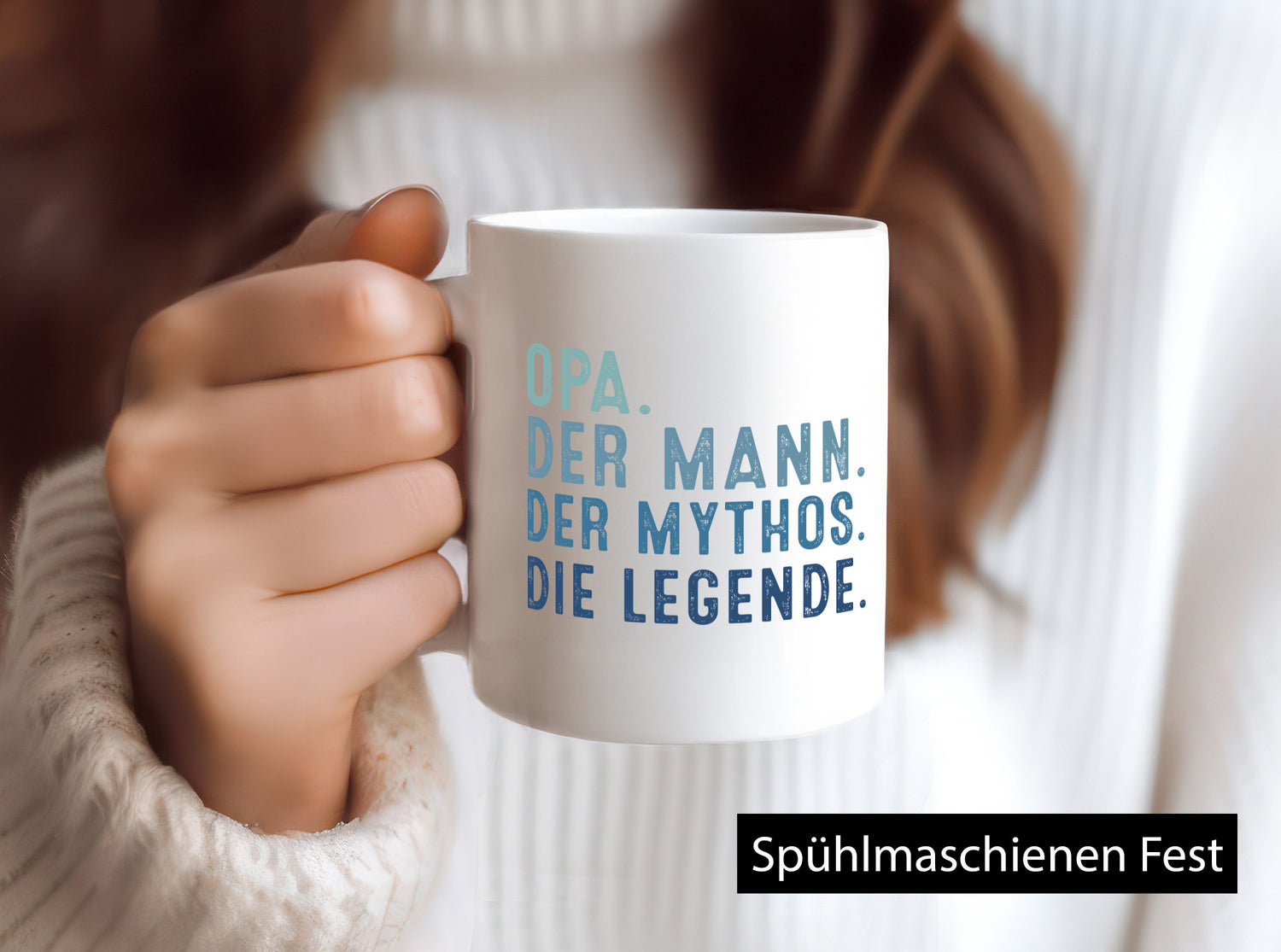 Der Mann. Mythos. Die Legende | Opa Bester Geschenkidee Familie Humor Tasse