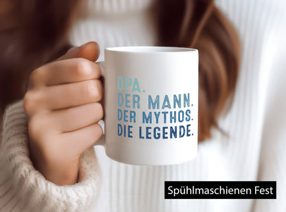 Der Mann. Mythos. Die Legende | Opa Bester Geschenkidee Familie Humor Tasse