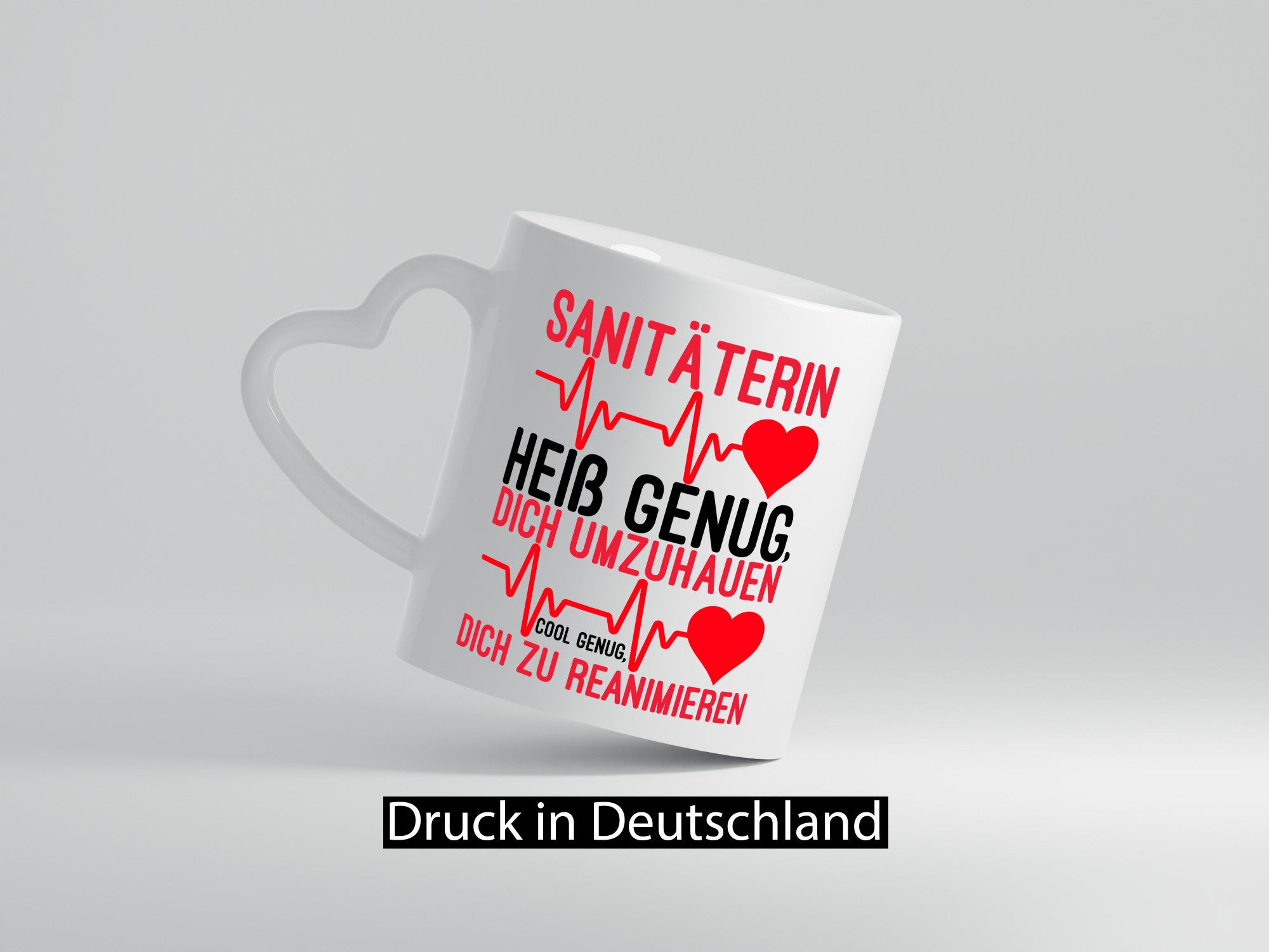 Heiße Sanitäterin | Reanimation Puls Rettungsdienst lustiger Spruch Geschenk