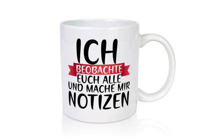 Ich beobachte euch alle | Chef Boss Arbeit Notizen lustiger Spruch Geschenk