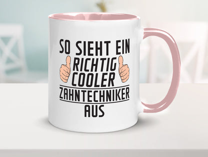 Richtig Cooler Zahntechniker | Zahnmedizin Geschenkidee Humor Tasse