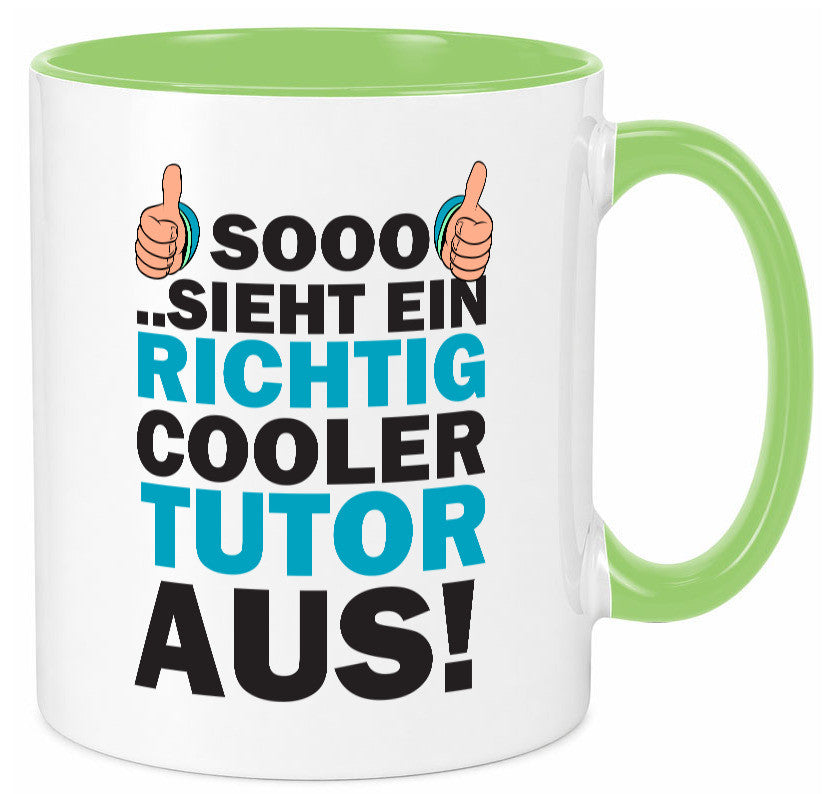 Cooler Tutor | Nachhilfe Tasse Lehrer Tutoren lustig Humor Geschenkidee Geschenk