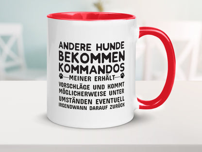 Hunde Training | Hundebesitzer Tasse Hundekommando lustig Tierliebhaber Humor