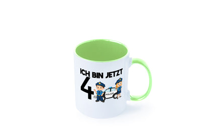 Ich bin jetzt 4 | Polizei 4. Geburtstag Jähriger Geschenk Geschenkidee lustiger