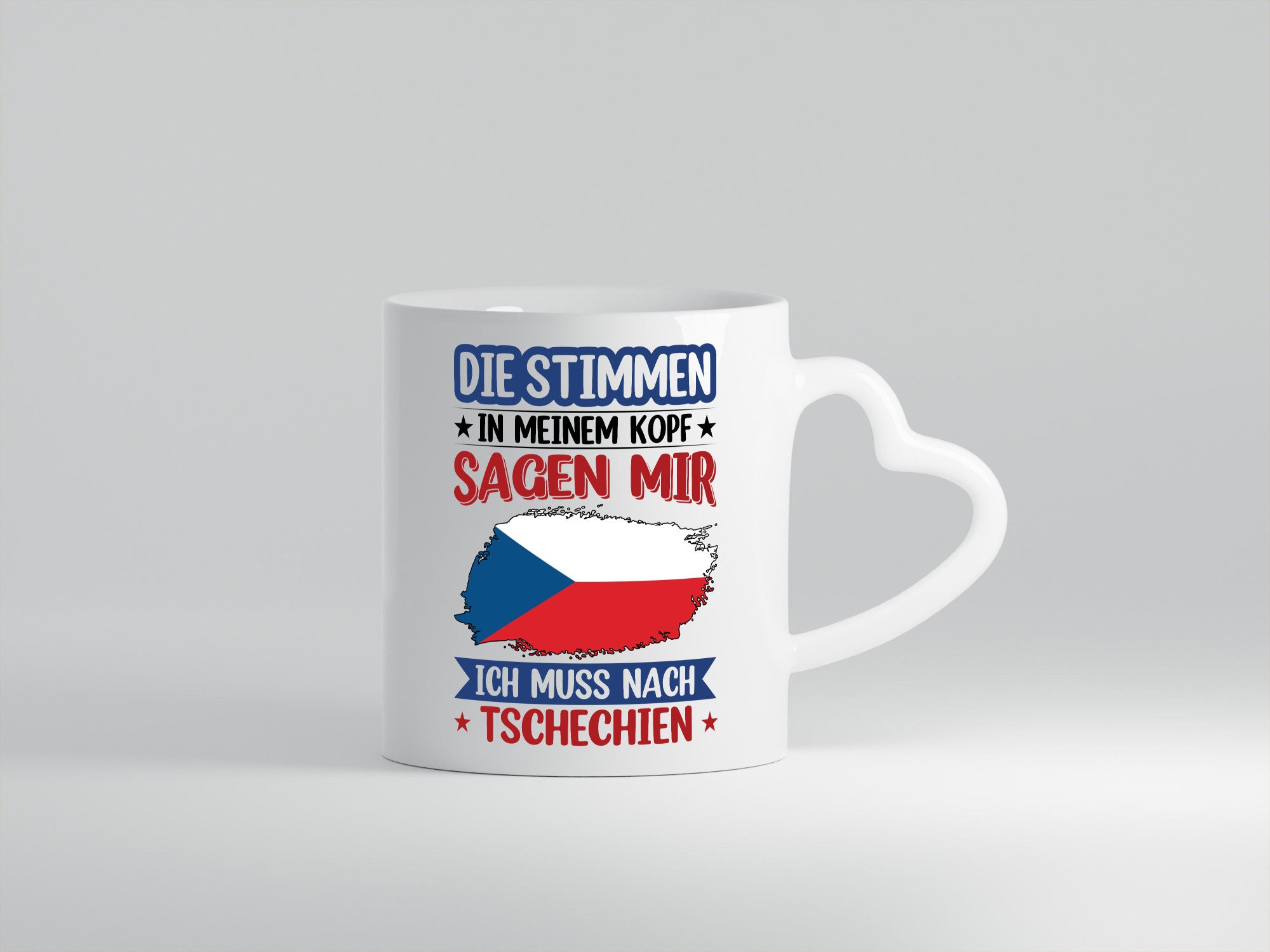 Tschechien | Urlaub Stimmen in meinem Kopf Traumland Geschenkidee Humor Tasse
