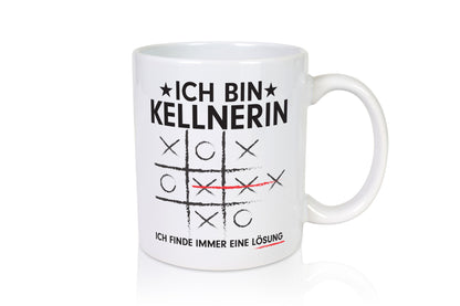 Löse Probleme: Kellnerin | Beruf kellnern Bedienung Humor Arbeit Kollegen Büro
