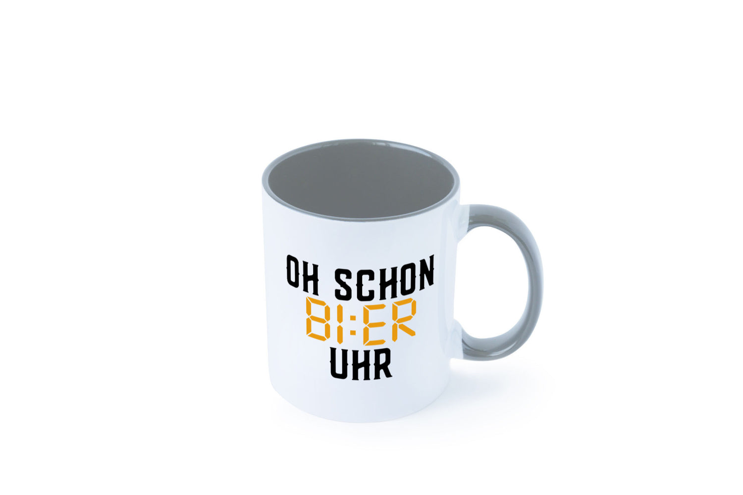 Oh schon Bier Uhr | Biertrinker Party Feiern Pils Humor Geschenkidee Tasse