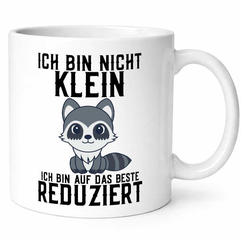Ich bin nicht klein | das Beste süßer Waschbär Comic Geschenk Humor
