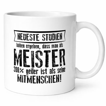 Neuste Studien: Meister | Meisterbrief Geschenk Humor Geschenkidee lustiger
