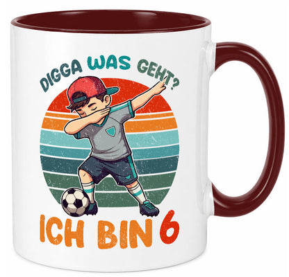 6. Geburtstag | 6 Jahre digga ich bin Dabbing lustig Geschenkidee Geschenk Tasse