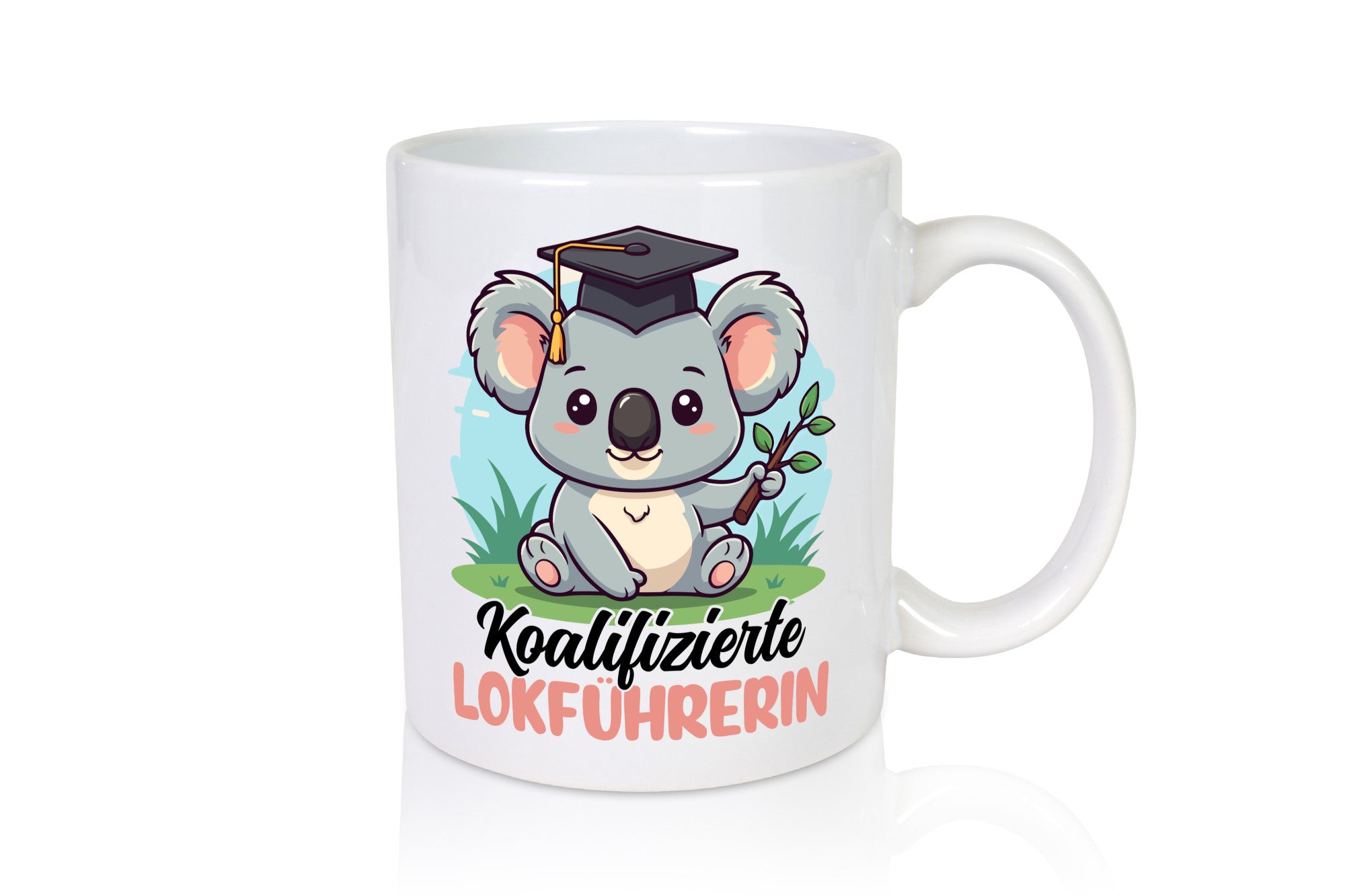 Koalifizierte Lokführerin | Zug Beruf Geschenkidee Arbeit Kollegen Büro Humor