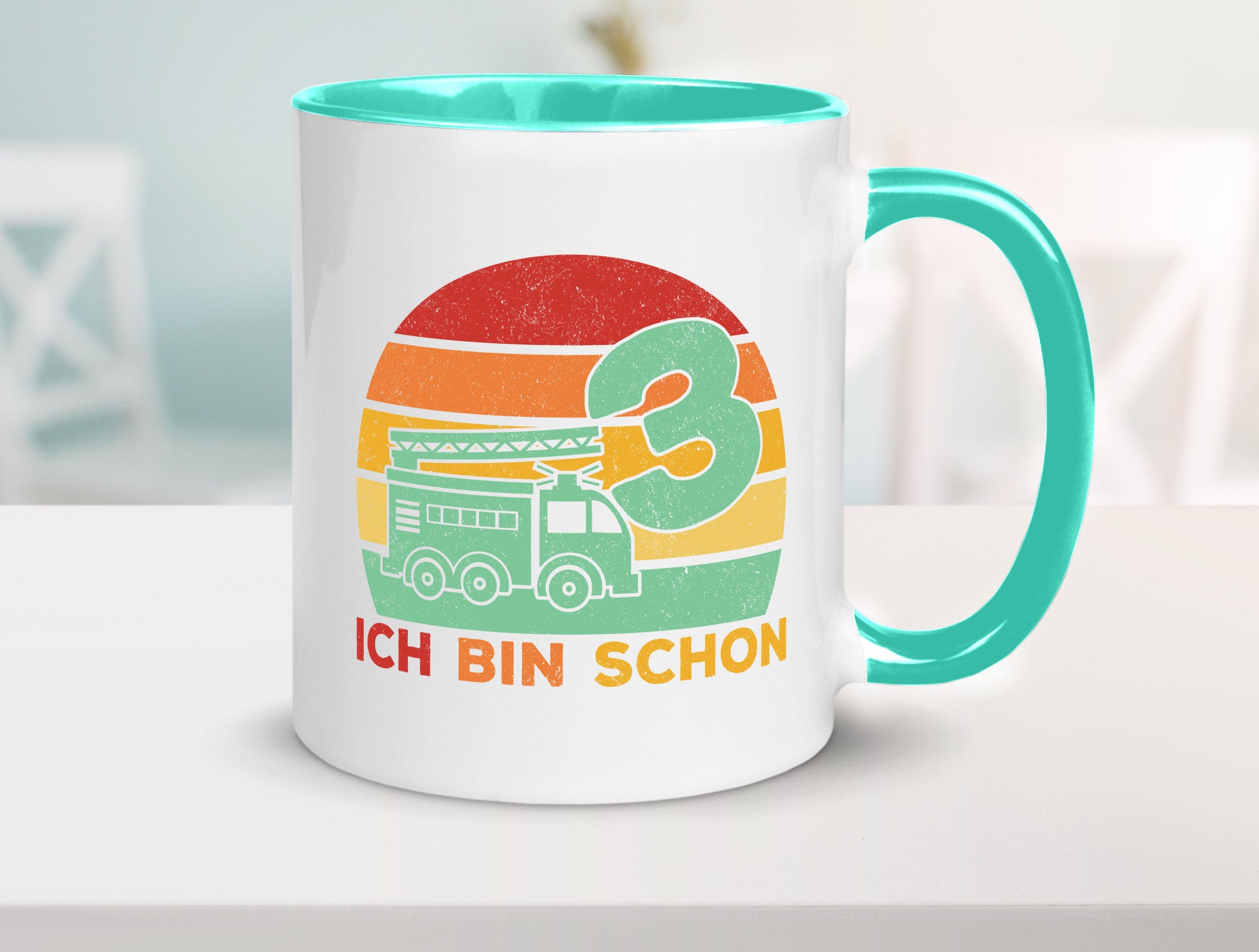 3. geburtstag | Feuerwehrauto 3 Jahre Feuerwehr Geschenk Geschenkidee lustiger