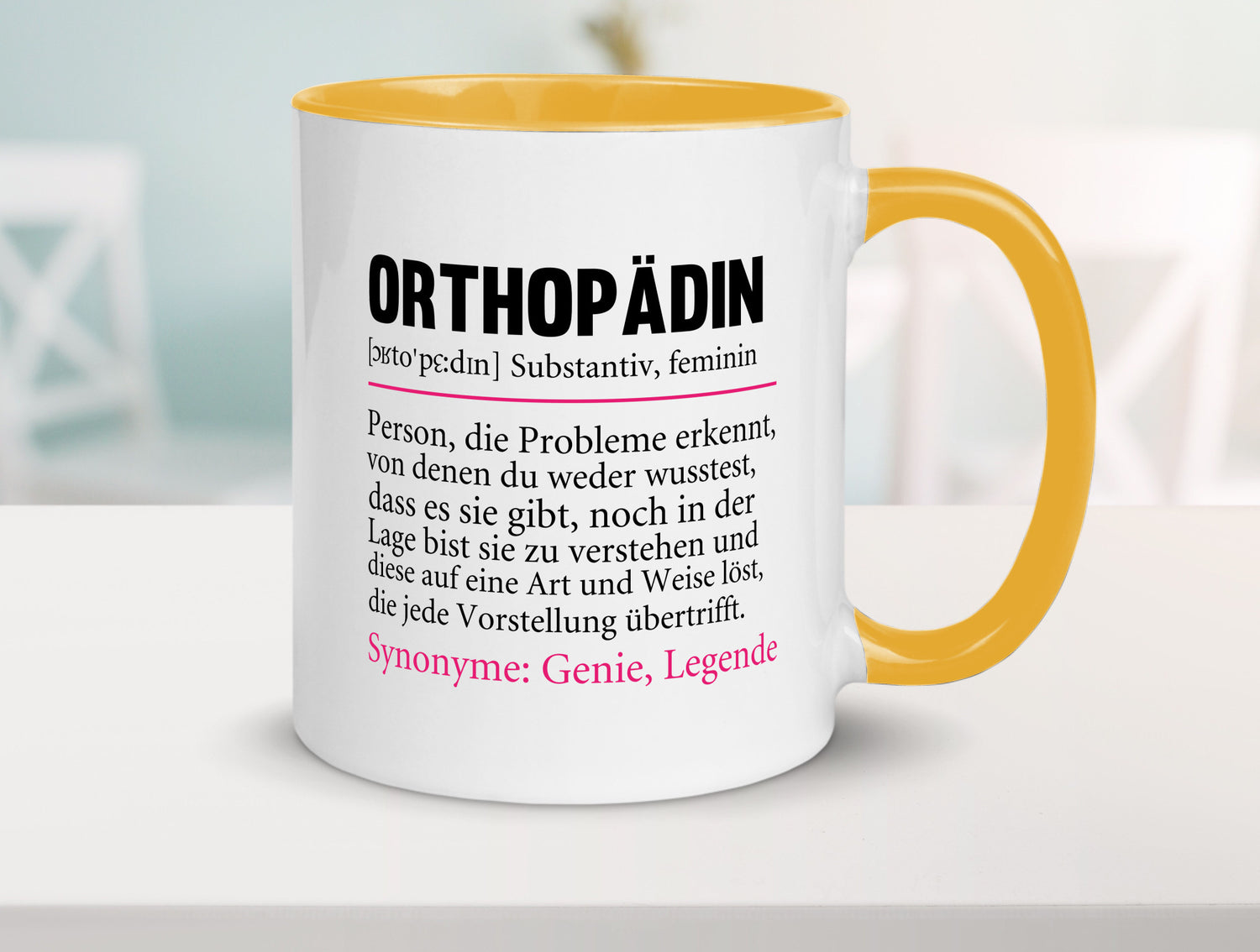 Orthopädin | Spruch Beruf Humor Orthopädie v2 Arbeit Kollegen Büro Geschenkidee