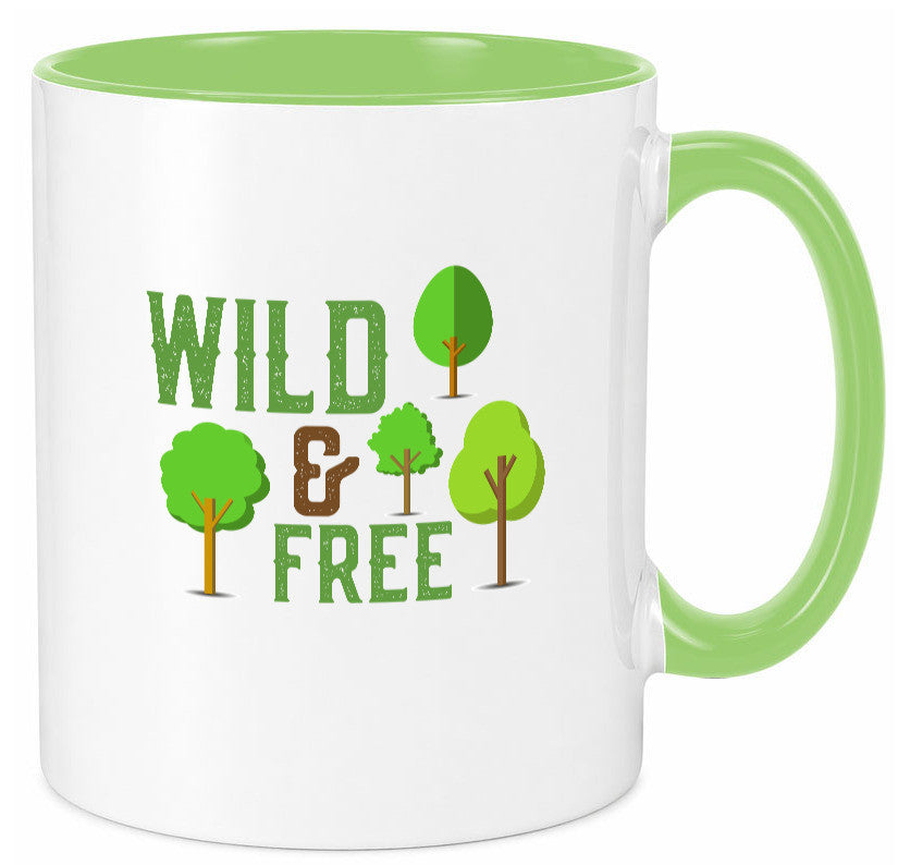 Wild and free | Freiheit Camper Hobbycamper Geschenkidee Humor Tasse