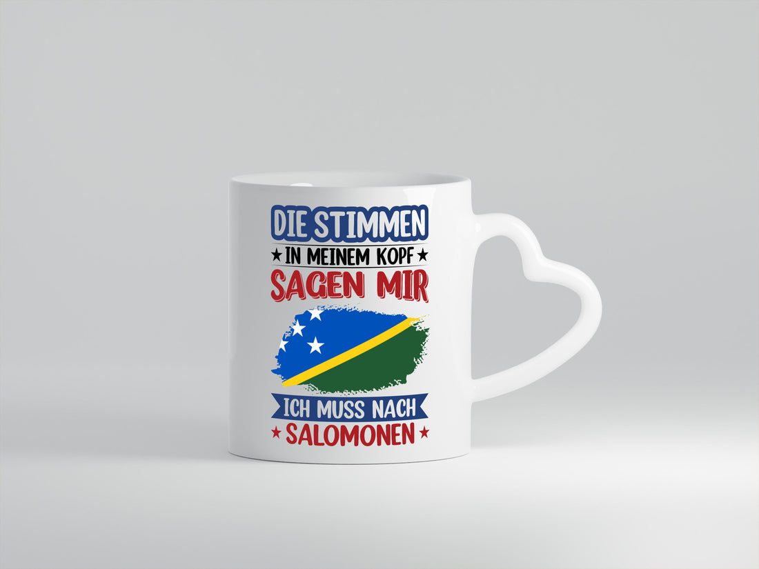 Salomonen | Urlaub Stimmen in meinem Kopf Traumland v2 Humor Geschenkidee Tasse