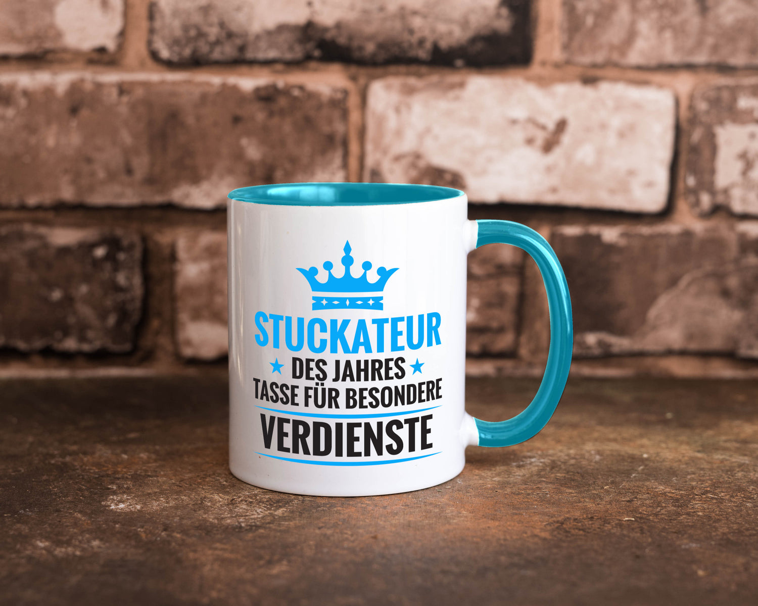 Besonderer Verdienst: Stuckateur | Innenausbau Beruf lustiger Spruch Geschenk