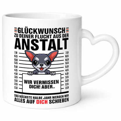 Glückwunsch zur Flucht | Abschied Arbeitskollegen v2 Geschenk Arbeit Kollegen