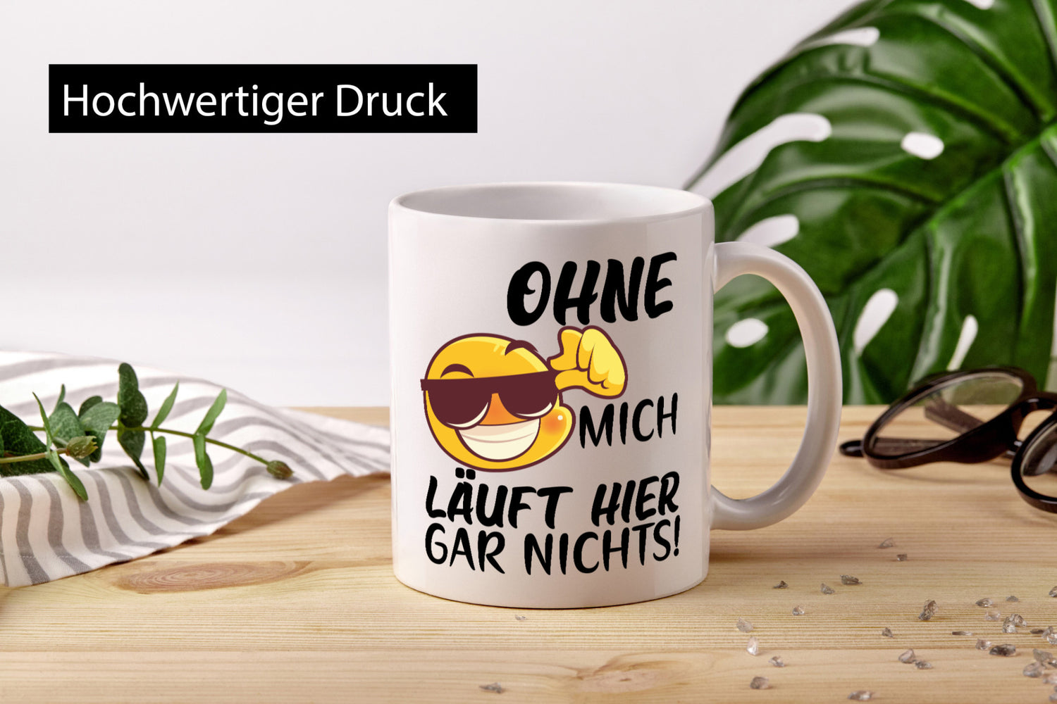 Ohne mich läuft hier nichts | Smiley Kollege Arbeit lustig Kollegen Büro
