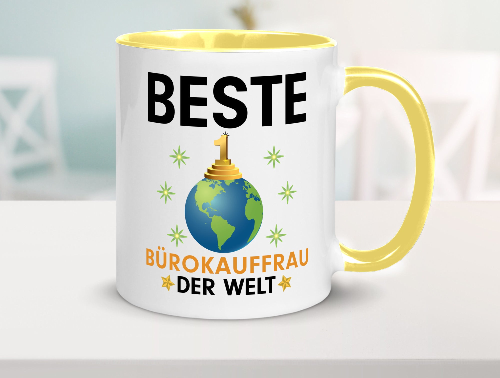 Welt Beste Bürokauffrau | Kauffrau Geschenk Arbeit Kollegen Büro lustiger
