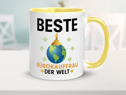 Welt Beste Bürokauffrau | Kauffrau Geschenk Arbeit Kollegen Büro lustiger