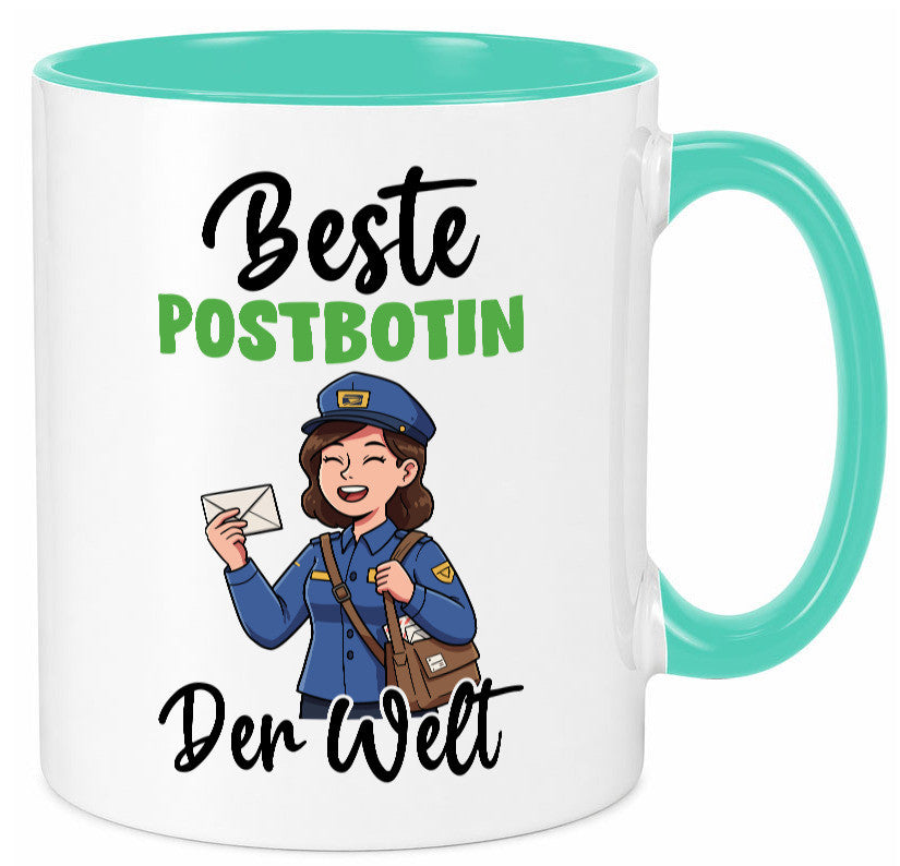 Beste Postbotin | Beruf Post Briefträger v2 lustig Arbeit Kollegen Büro