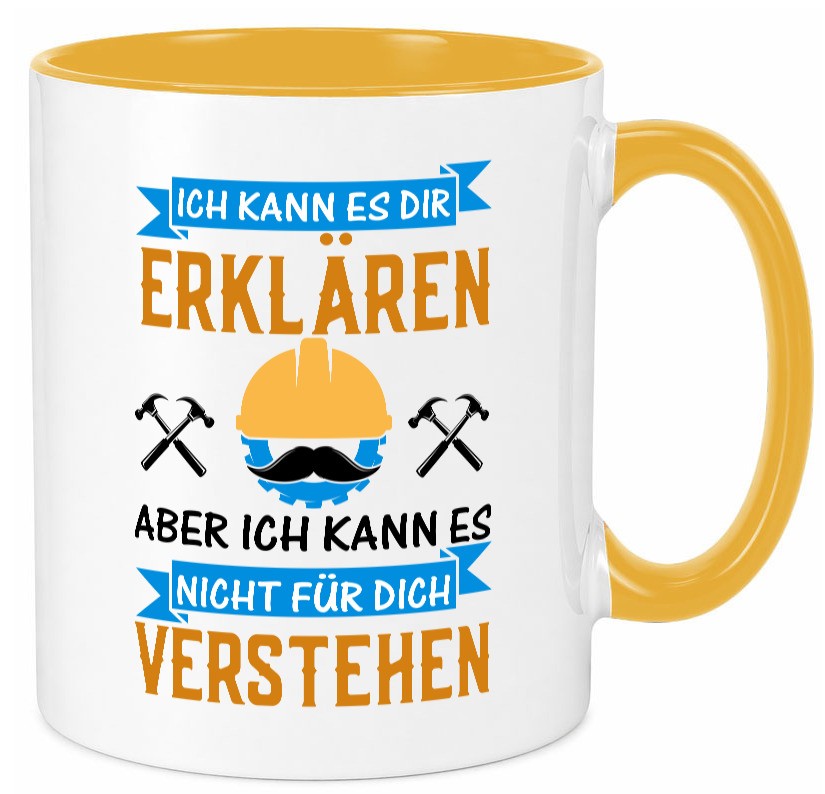 Ich kann es dir erklären | Dumme Mitarbeiter Arbeit lustiger Spruch Geschenk Tasse