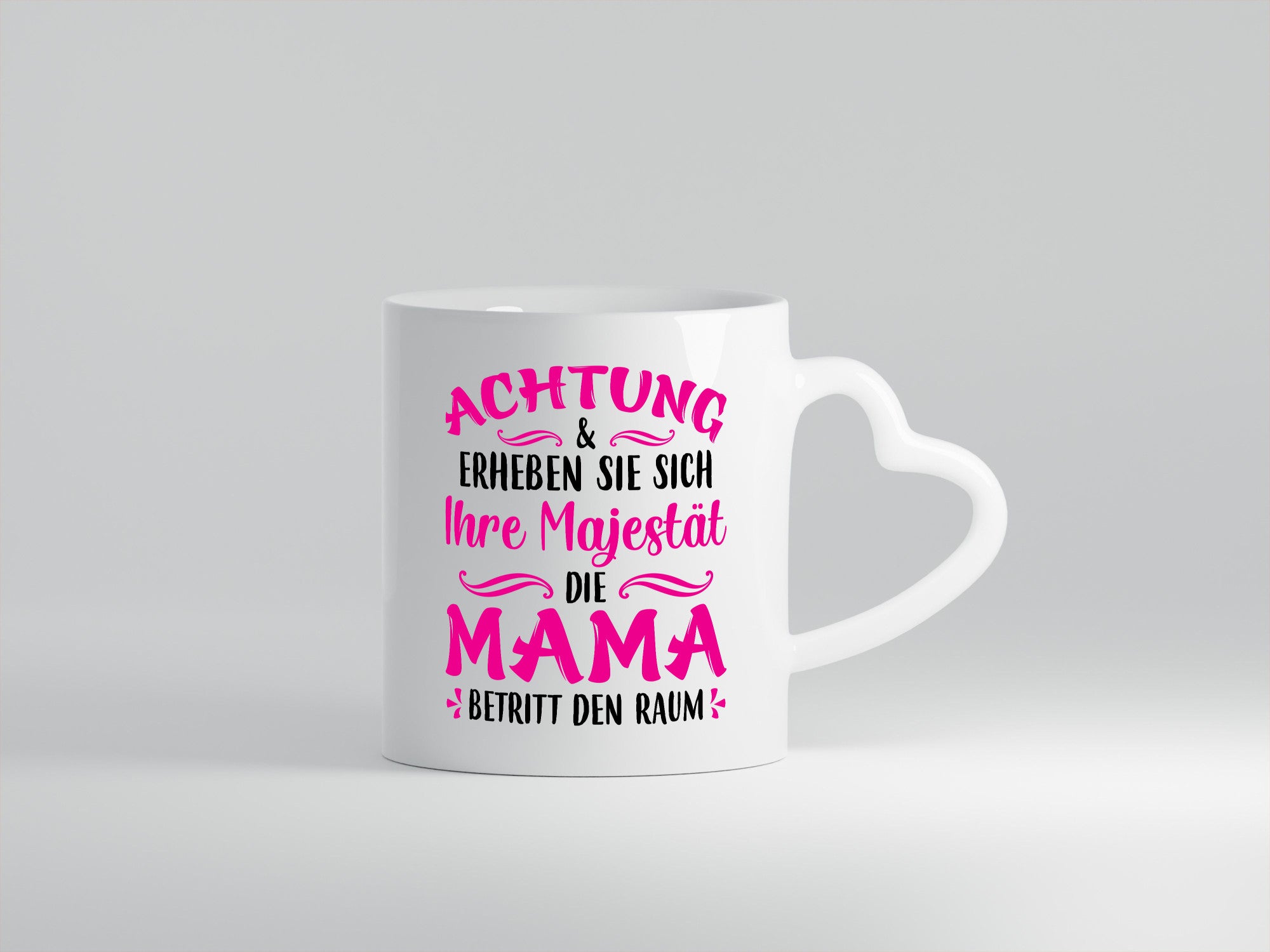 Achtung erheben sie sich | mama betritt den Raum lustig Familie Geschenkidee
