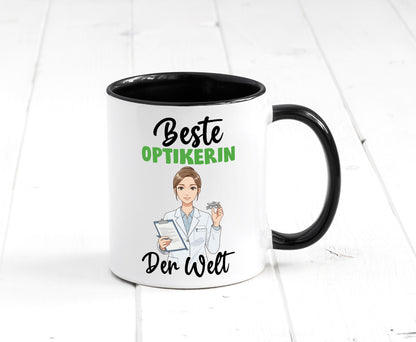 Beste Optikerin | Augenoptik v2 Geschenk Humor Geschenkidee lustiger Spruch