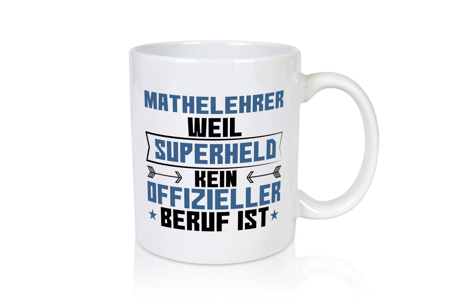 Superheld Mathelehrer | Lehrer Mathe lustig Humor Geschenkidee Geschenk Tasse