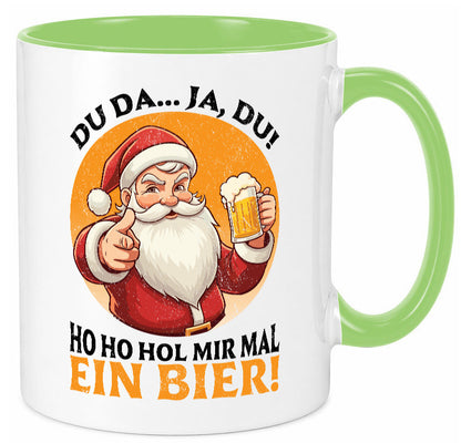 Hol mir mal ein Bier | Ugly Christmas Santa lustig Humor Geschenkidee Geschenk