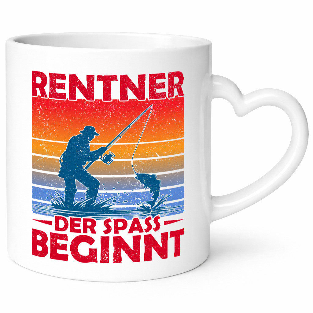 Rentner der spaß beginnt | Ruhestand Angler Angeln lustig Jubiläum Geschenk