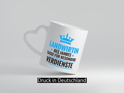 Besonderer Verdienst: Landwirtin| Bäuerin | Landwirtschaft Humor Geschenkidee