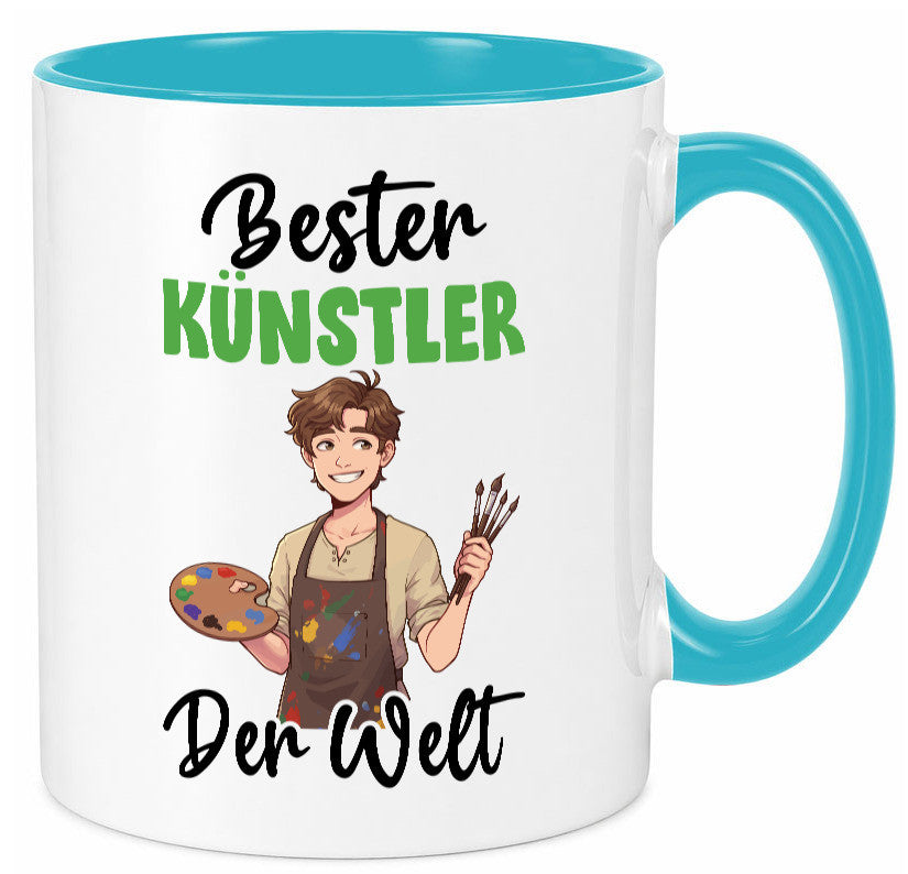 Bester Künstler | Kunst Geschenkidee Humor Tasse