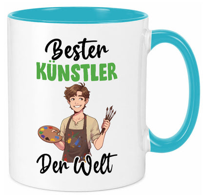 Bester Künstler | Kunst Geschenkidee Humor Tasse