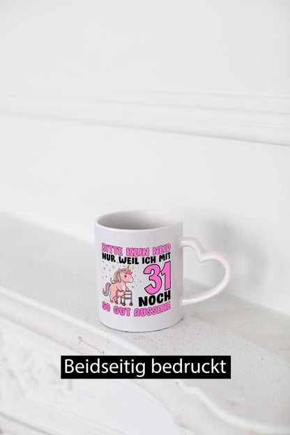 31. Geburtstag | 31 Jahre Mit noch so gut aussehen v2 lustiger Spruch Geschenk