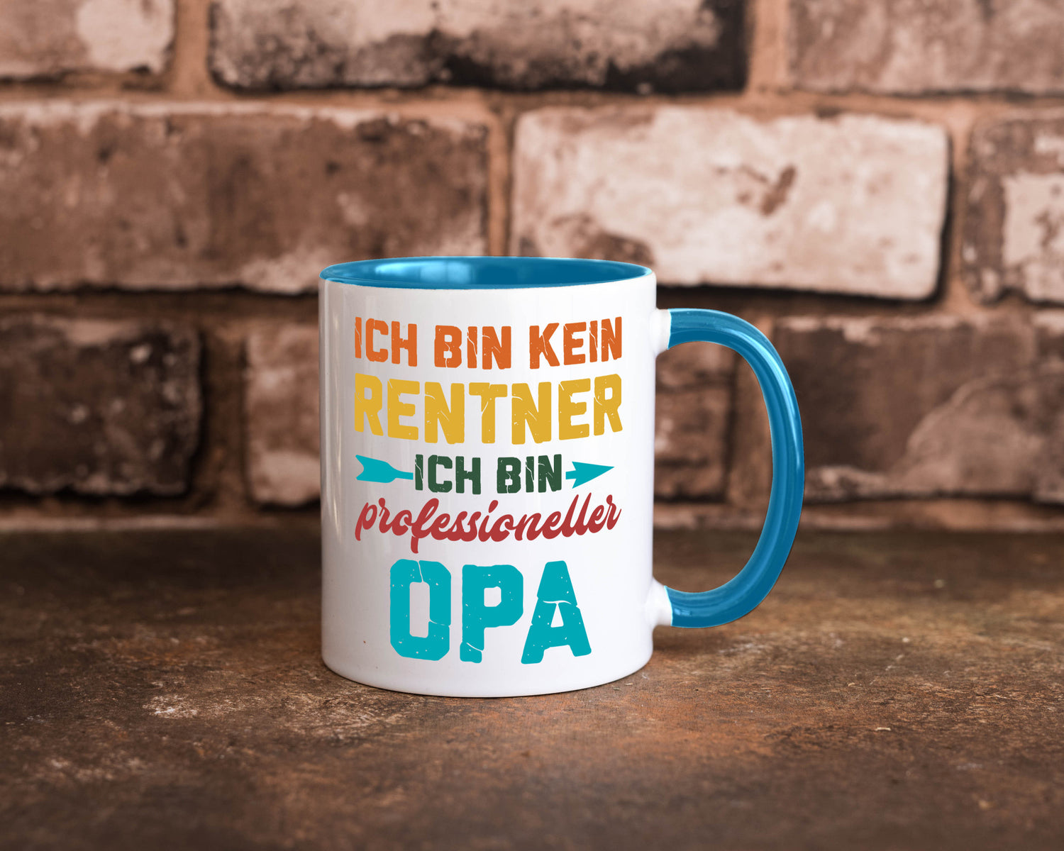 Ich bin Professioneller Opa | Rentner Großvater Geschenkidee Familie Humor Tasse