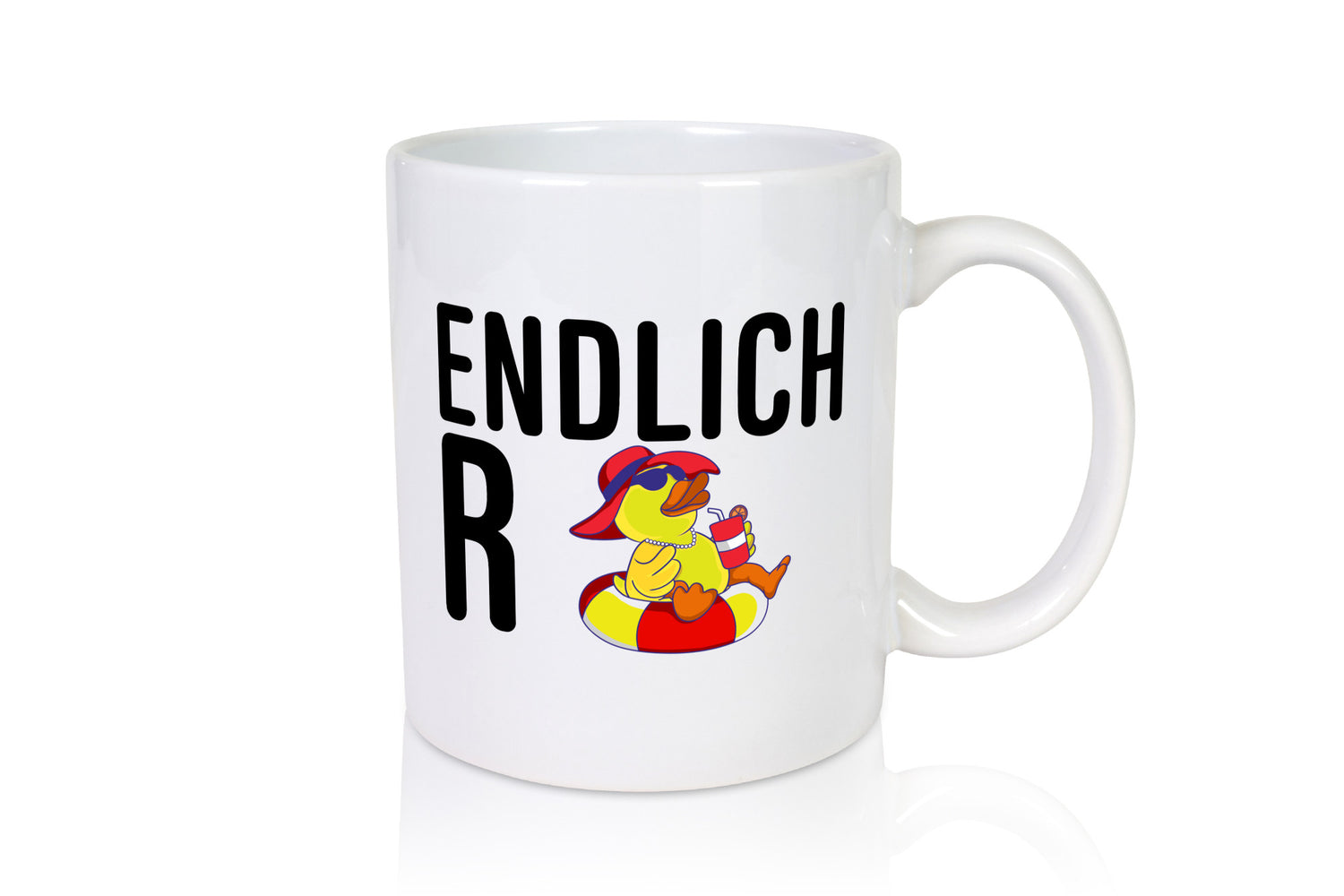 Endlich Rente | Rentner Ehepartner Ente lustiger Spruch Geschenk Ruhestand