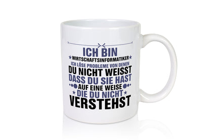Löse Probleme: Wirtschaftsinformatiker v2 lustiger Spruch Geschenk Humor