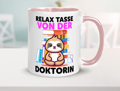 Relax Tasse: Doktorin | Doktorand Doktortitel lustig Humor Geschenkidee