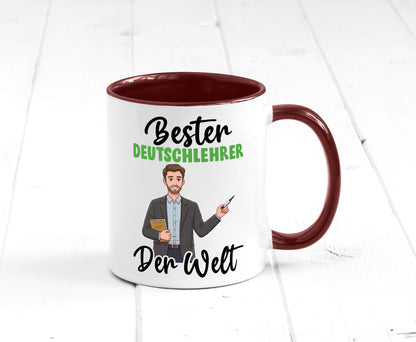 Bester Deutschlehrer | Lehrer Schule v2 lustiger Spruch Geschenk Humor