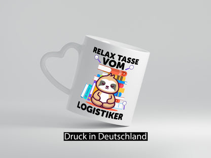 Relax Tasse: Logistiker | Beruf Logistik lustig Arbeit Kollegen Büro Geschenk