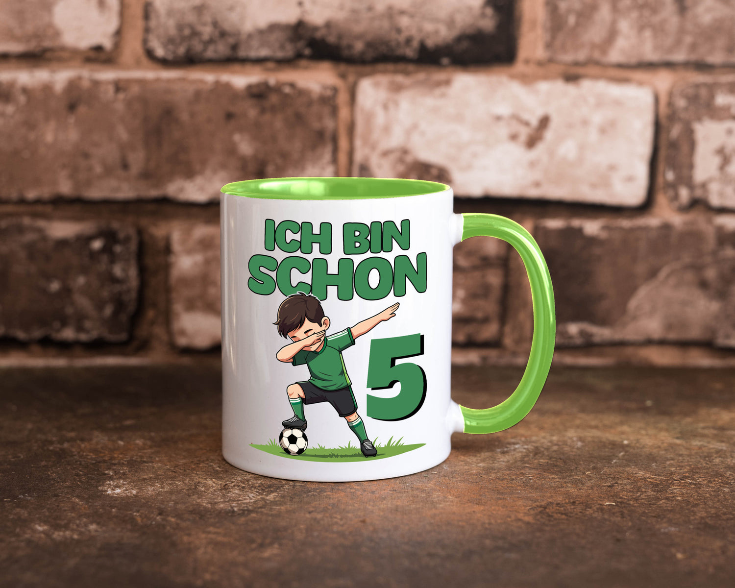 5. Geburtstag | 5 Jahre Fußballer lustiger Spruch Geschenk Geschenkidee Tasse