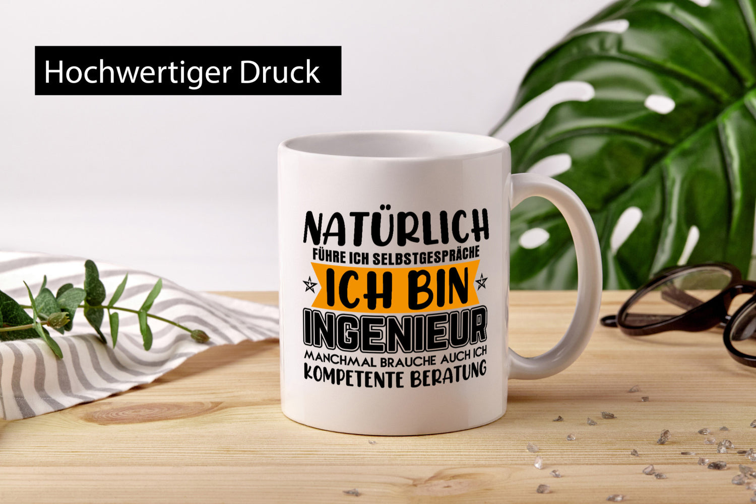 Ich bin Ingenieur | Beruf Tasse Selbstgespräche Humor lustiger Spruch Geschenk
