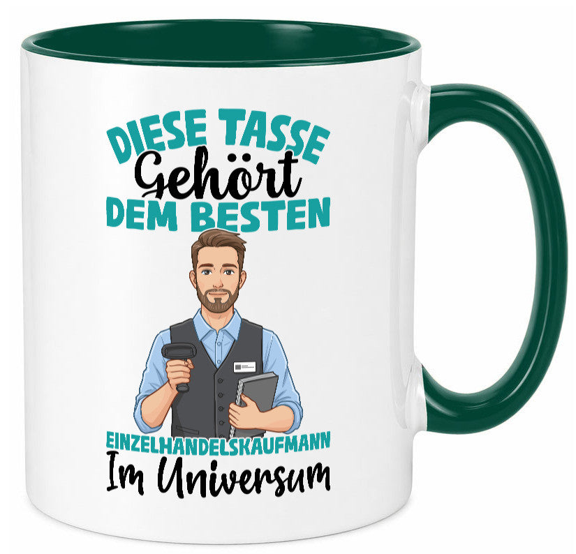 Im Universum: Einzelhandelskaufmann | Einzelhandel Geschenk Humor Geschenkidee Tasse