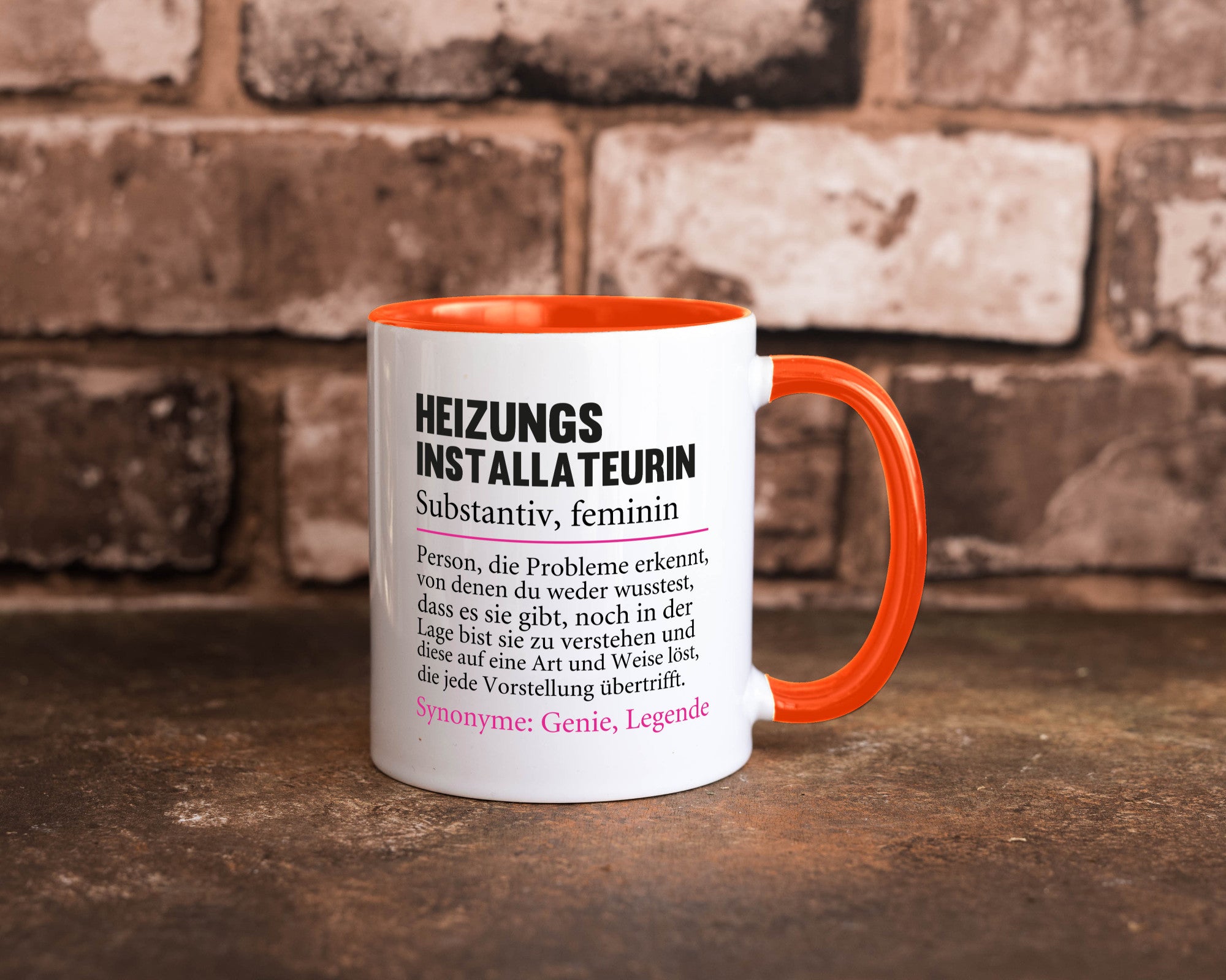 Heizungsinstallateurin | Beruf Spruch Heizung Geschenkidee Arbeit Kollegen Büro