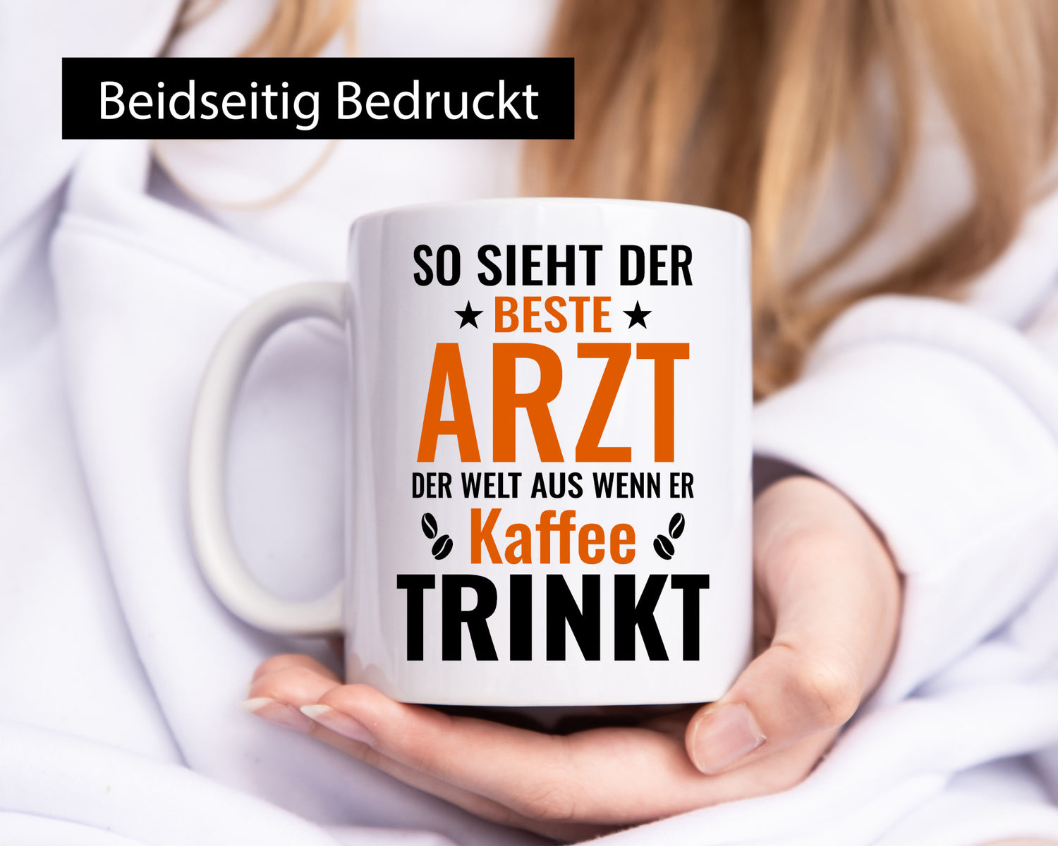 Kaffee trinkt: Arzt | Medizin Doktor Facharzt Geschenk Humor Geschenkidee