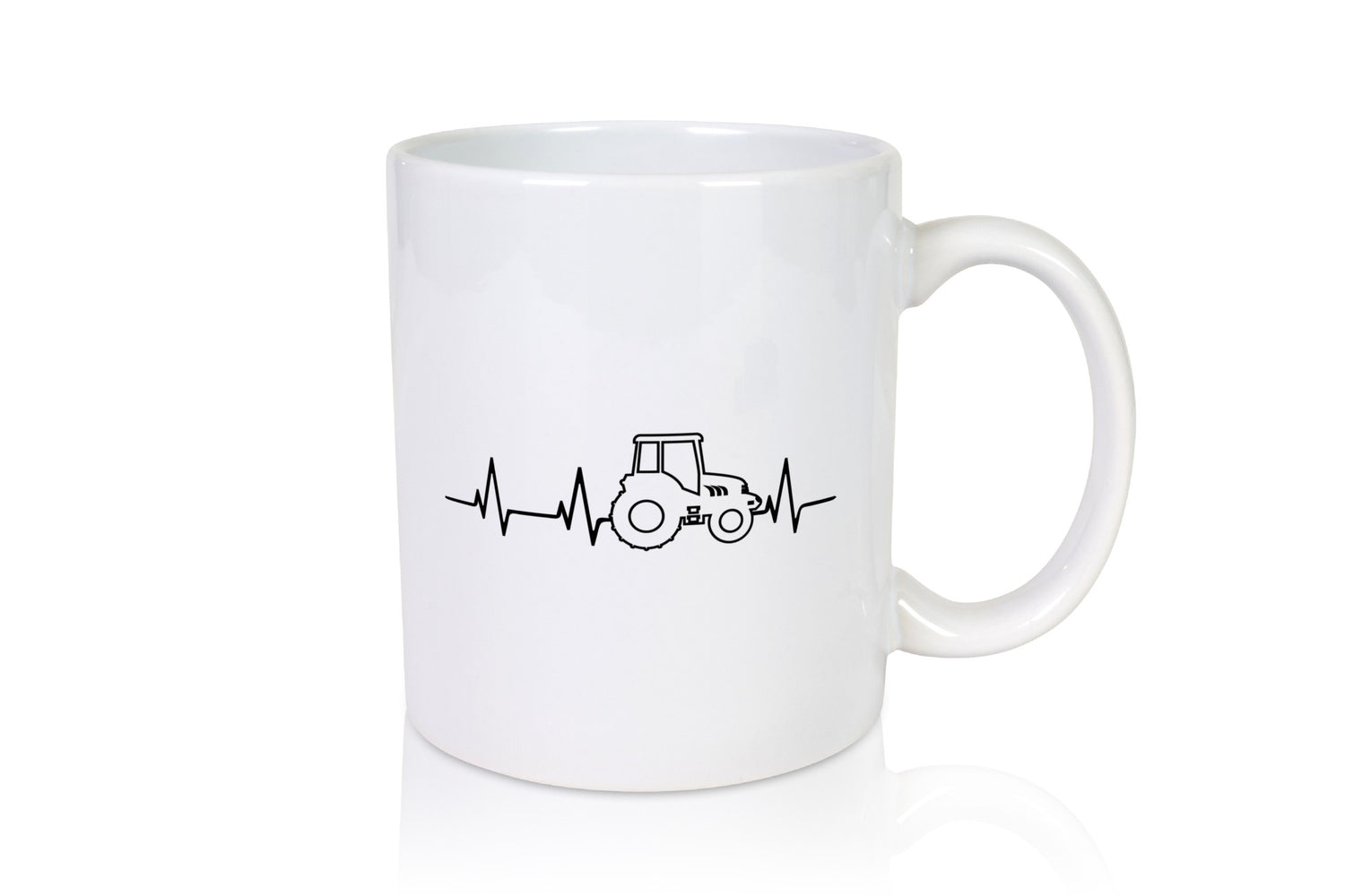 Trekker Herzschlag | Traktor Bauernhof Bauer Humor Geschenkidee Tasse
